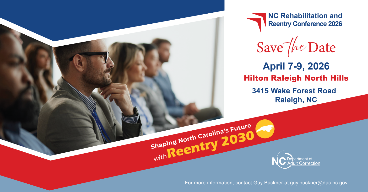 2026 NC Rehabilitation and Reentry Conference